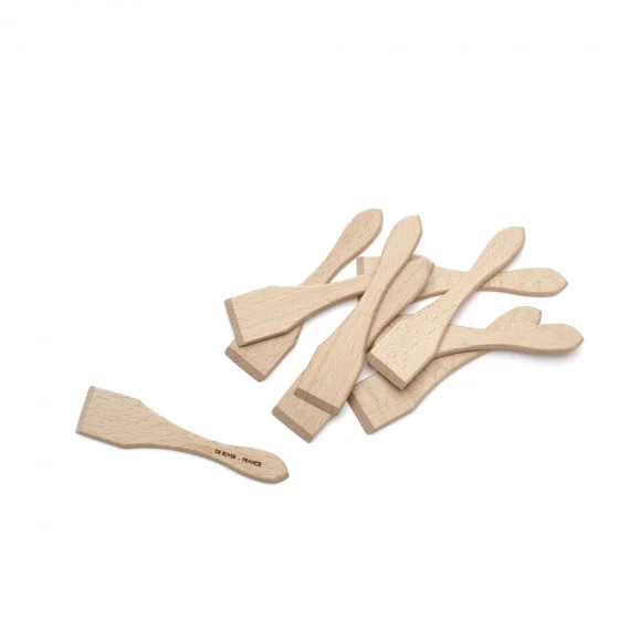 10 Mini Spatules à raclette bois B BOIS 14cm
