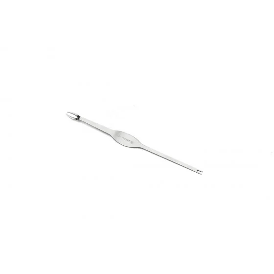 4 curettes doubles à crustacés inox 21cm