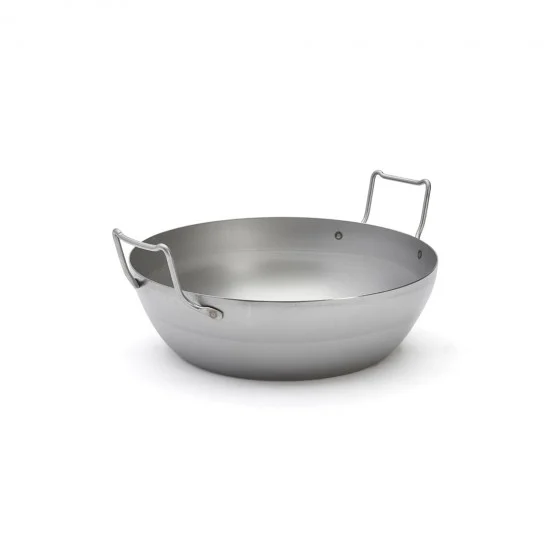 Bassine à friture en acier LA LYONNAISE Ø32cm
