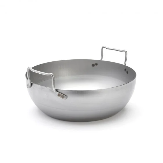 Bassine à friture en acier LA LYONNAISE Ø40cm