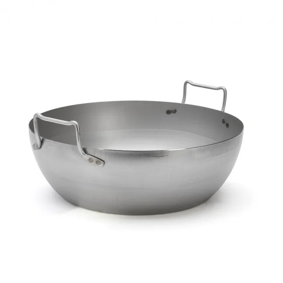 Bassine à friture en acier LA LYONNAISE Ø45cm