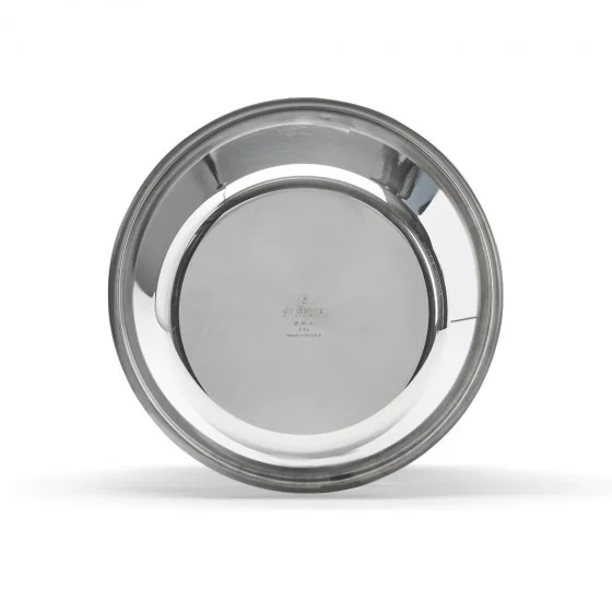 Bassine conique inox bord roulé ouvert Ø28cm