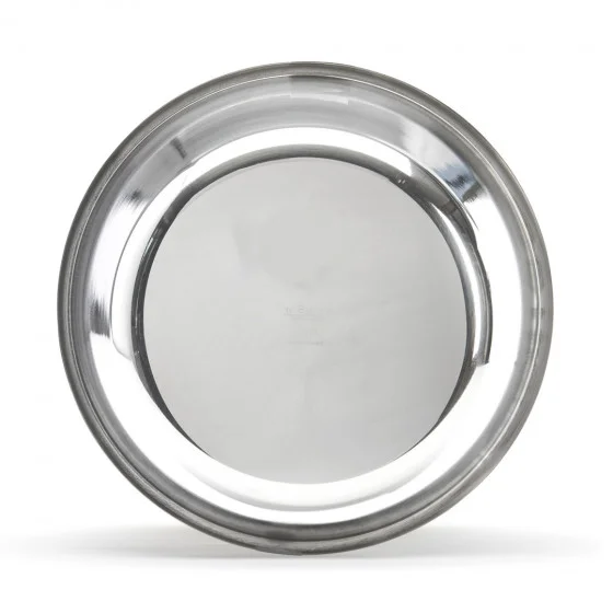 Bassine conique inox bord roulé ouvert Ø40cm