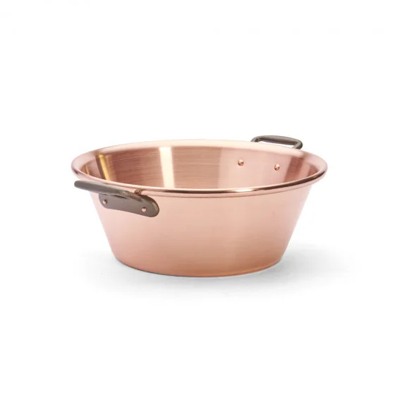 Bassine en cuivre extra-lourde Ø40cm