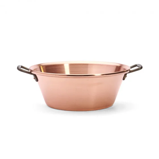 Bassine en cuivre extra-lourde Ø40cm
