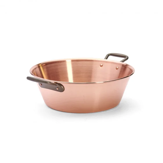 Bassine en cuivre lourde Ø38cm
