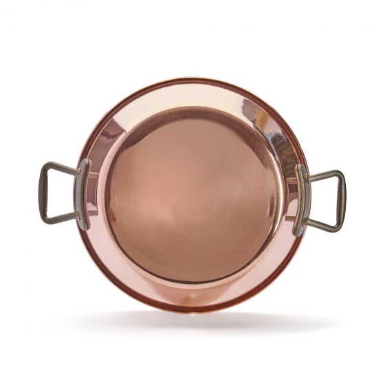 Bassine en cuivre lourde Ø38cm