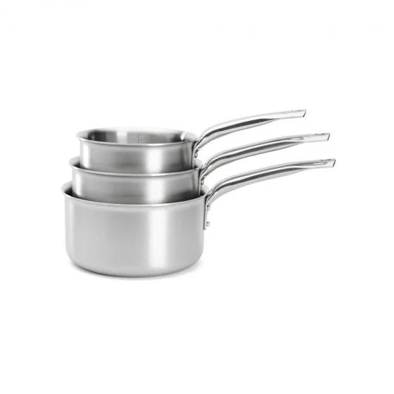Batterie de 3 casserole en inox ALCHIMY Ø16-18-20cm