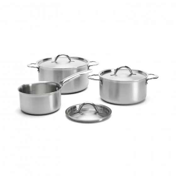 Batterie de 6 pièces en inox ALCHIMY