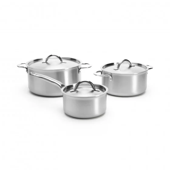 Batterie de 6 pièces en inox ALCHIMY