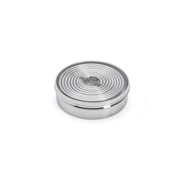 Boîte de 9 découpoirs ronds unis en inox Ø3 à 11cm