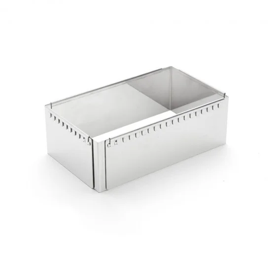 Cadre extensible inox Rectangle 21,5x11,5cm à 40x21cm