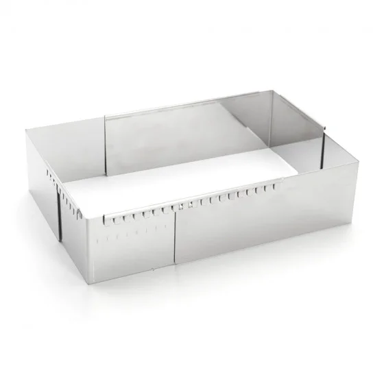 Cadre extensible inox Rectangle 21,5x11,5cm à 40x21cm