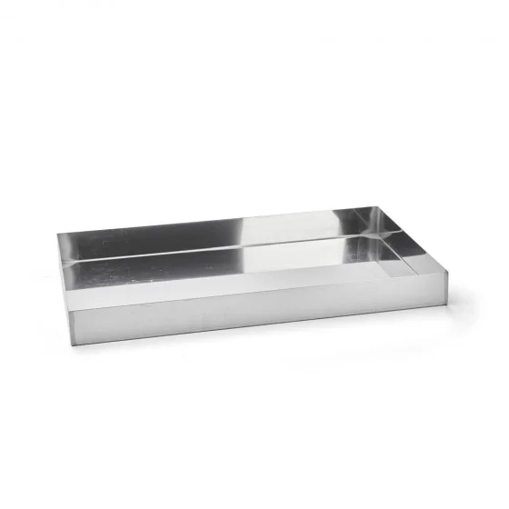 Caisse à génoise inox bords droits GN 1/1 53x32x5cm