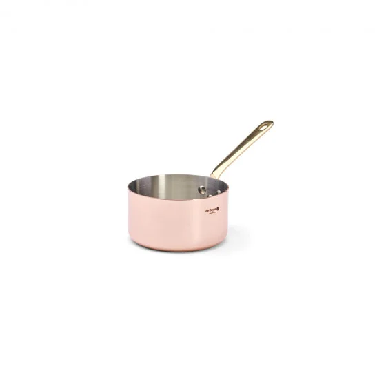 Casserole en cuivre INOCUIVRE Ø12cm monture laiton
