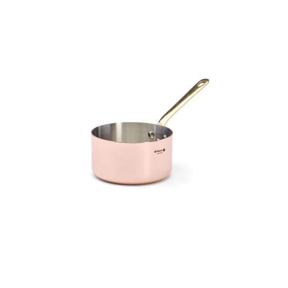 Casserole en cuivre INOCUIVRE Ø14cm monture laiton
