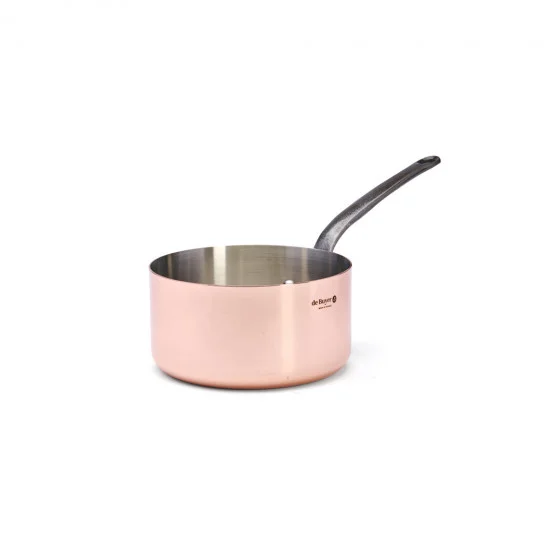Casserole en cuivre INOCUIVRE Ø20cm monture fonte d'acier