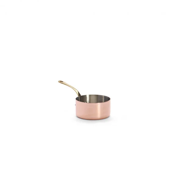 Casserole en cuivre INOCUIVRE Ø9cm monture laiton