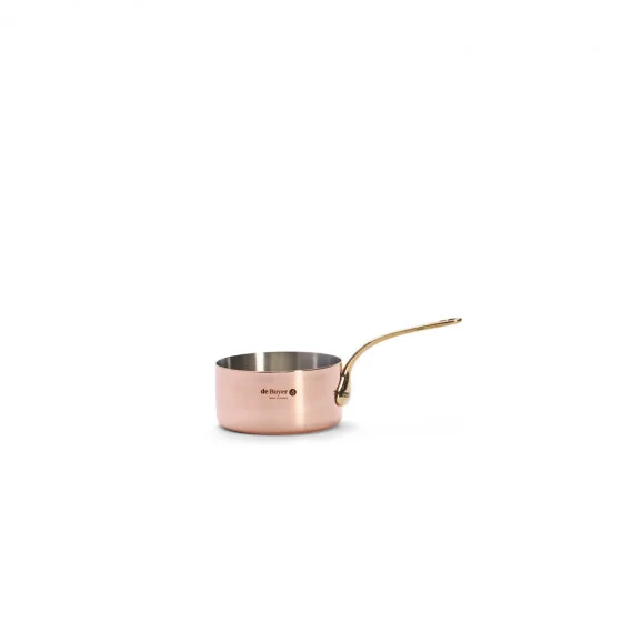 Casserole en cuivre INOCUIVRE Ø9cm monture laiton