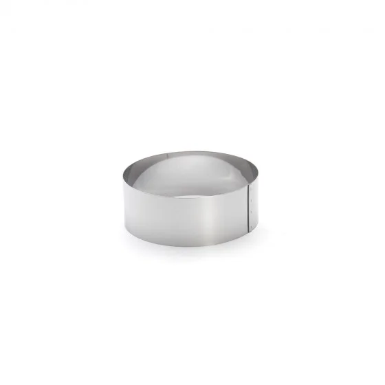 Cercle à entremets Vacherin inox Ø16cm H.6cm