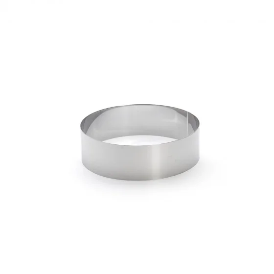 Cercle à entremets Vacherin inox Ø20cm H.6cm