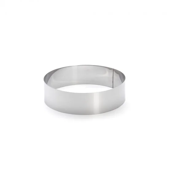 Cercle à entremets Vacherin inox Ø22cm H.6cm