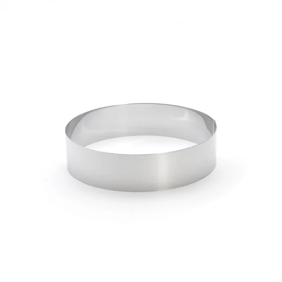 Cercle à entremets Vacherin inox Ø26cm H.6cm