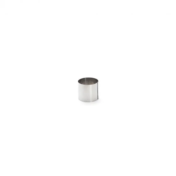 Cercle à entremets rond inox Ø5cm H.4,5cm