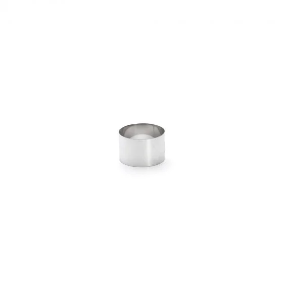 Cercle à entremets rond inox Ø7cm H.4,5cm