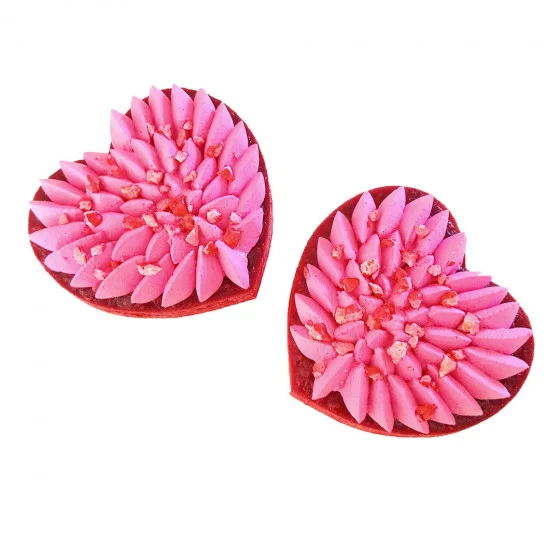 Cercle à pâtisserie inox coeur Ø6cm H.4cm