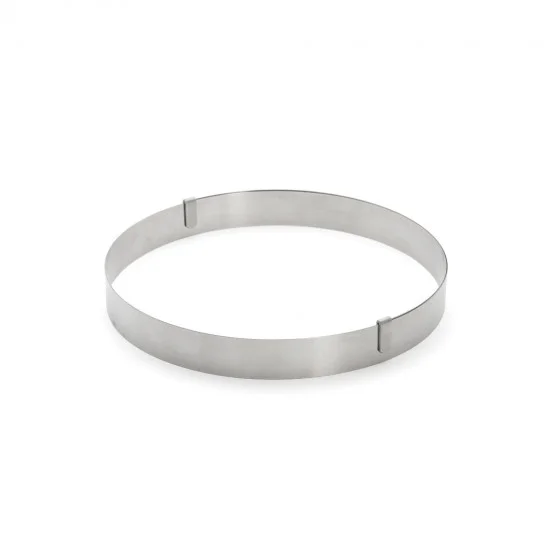 Cercle gradué extensible inox Ø18-36cm H.3cm