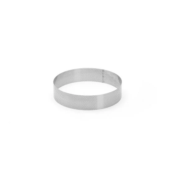 Cercle inox perforé Ø20x4,5cm