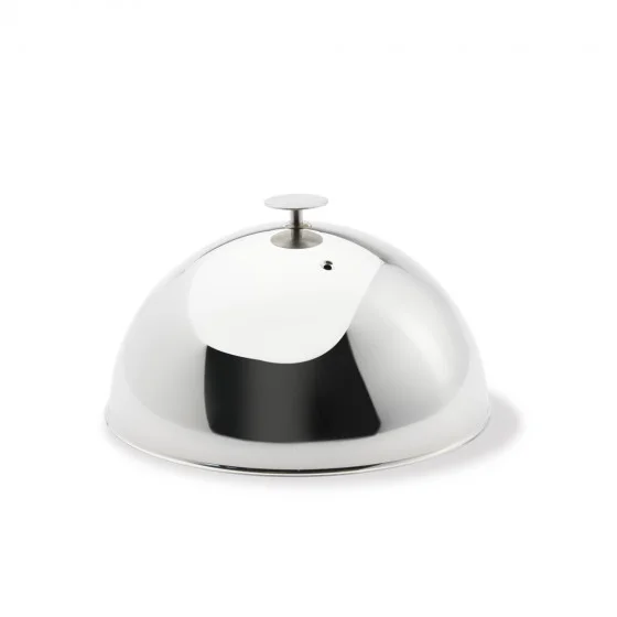 Cloche inox pour plancha Ø32,5cm avec trou d'aération