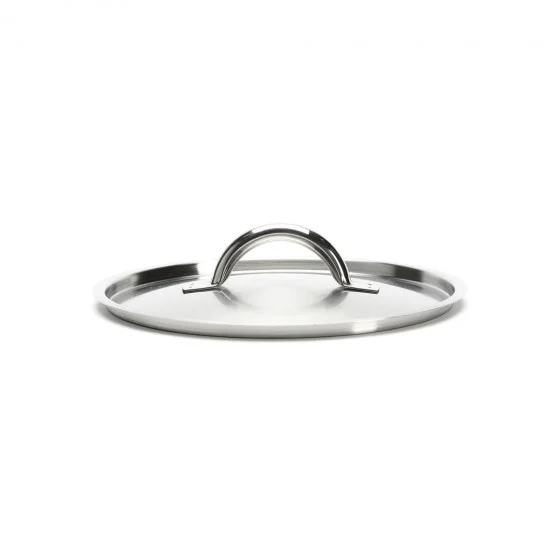 Couvercle en inox brossé Ø20cm