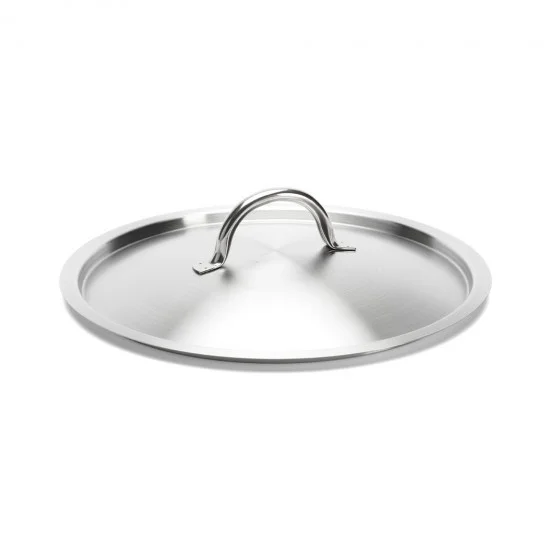 Couvercle en inox brossé Ø32cm
