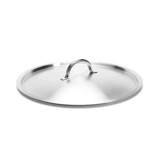 Couvercle en inox brossé Ø40cm
