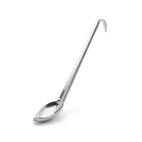 Cuillère à arroser inox bec droit 28cm