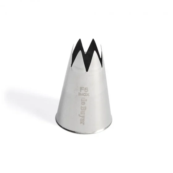 Douille cannelée en inox F6 - 6 dents Ø18mm