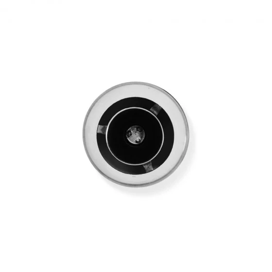 Douille sultane unie en inox H.4,5cm cône sortant