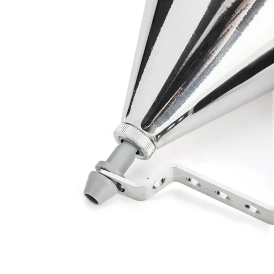 Entonnoir à piston avec pied 0,8L inox KWIK Fuchsia