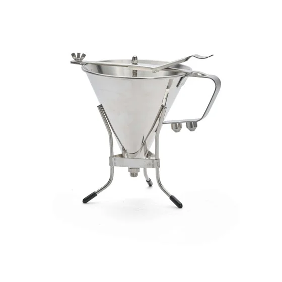 Entonnoir à piston inox KWIK PRO 1,5L avec pied