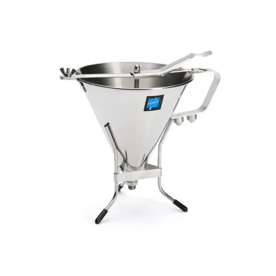 Entonnoir à piston inox KWIK PRO 1,9L avec pied