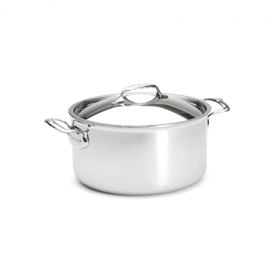 Faitout en inox avec couvercle AFFINITY Ø28cm