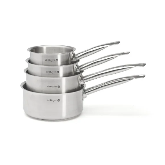 Lot de 4 casseroles inox PRIM'APPETY Ø14-16-18-20cm