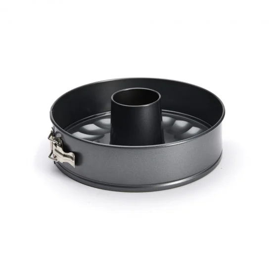 Moule à manqué / savarin acier antiadhésif Ø26cm démontable 2 fonds