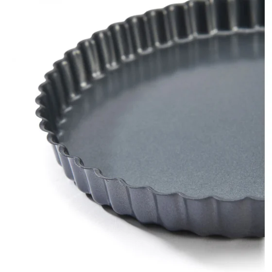 Moule à tarte rond acier antiadhésif Ø24cm