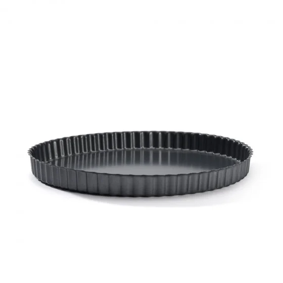 Moule à tarte rond acier antiadhésif Ø32cm
