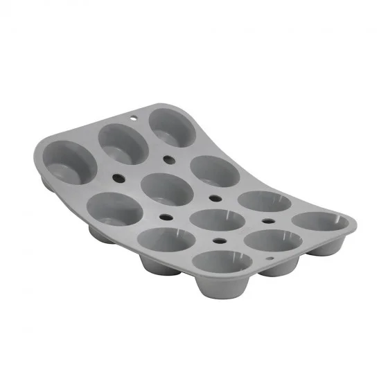 Moule en silicone 12 Pomponnettes ELASTOMOULE 23,5x17,6cm