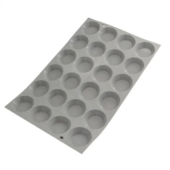 Moule en silicone 24 mini tartelettes Ø4,5cm ELASTOMOULE 30x17,6cm
