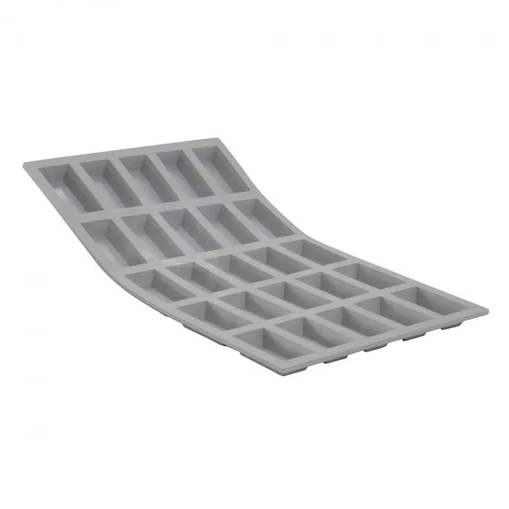 Moule en silicone 25 mini financiers ELASTOMOULE 30x17,6cm